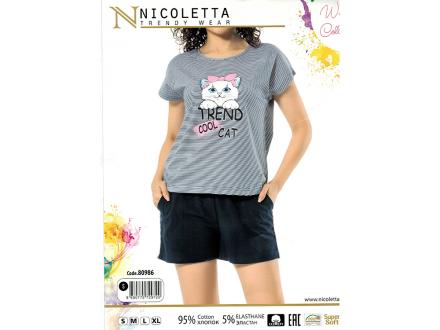 Домашний костюм футболка+шорты 80986