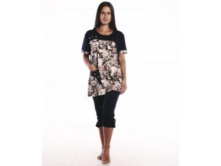 Домашний костюм футболка + бриджи Дуэт