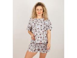 Домашний костюм футболка + шорты ПД 21