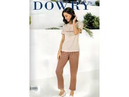 Домашний костюм футболка + брюки 08-14