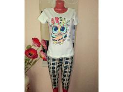 Домашний костюм футболка + бриджи 209