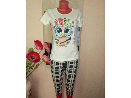 Домашний костюм футболка + бриджи 209