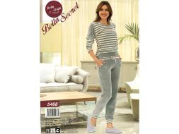 Домашний костюм футболка с длинным рукавом + брюки 5468