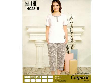 Домашний костюм футболка+бриджи 14028В