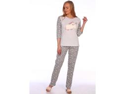 Домашний костюм футболка + брюки 510