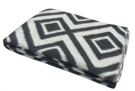 Одеяло ОХЖ,140*205, 03/LUNA,белый-т.серый