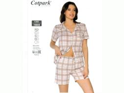 Домашний костюм рубашка+шорты 19039