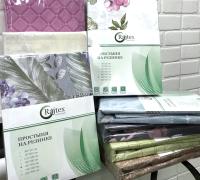 Простыня АРТ на резинке 120*200, Поплин 100% хлопок