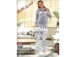 Домашний костюм футболка с длинным рукавом + брюки 5540