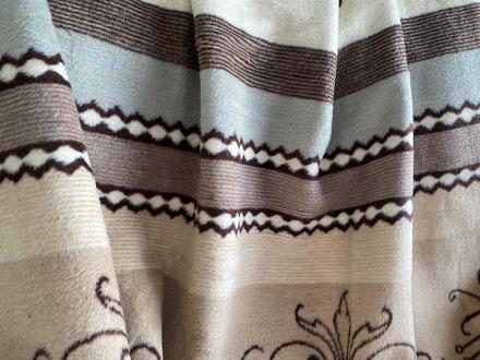 Плед cotton Rajtex 150*200 Орнамент бежевый 09214 m