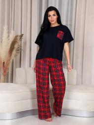 Домашний костюм футболка + брюки 3122А