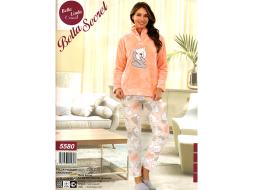 Домашний костюм футболка с длинным рукавом + брюки 5580