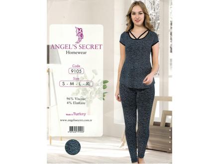 Домашний костюм футболка + лосины 9105