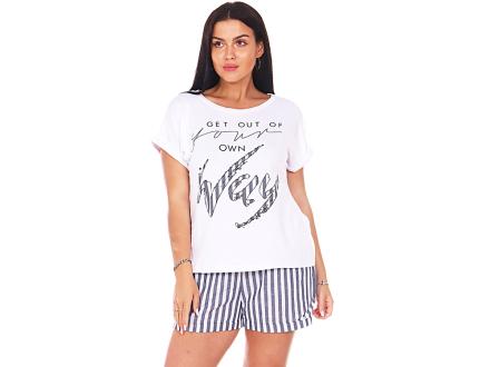 Домашний костюм футболка+ шорты ТК-2448