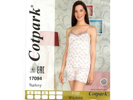 Домашний костюм майка шорты 17094