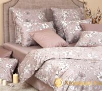 КПБ (2,0 сп.; сатин; 2 нав. 70*70) 5697/5 Грация кофе