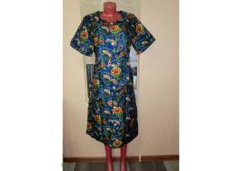 Халат на пуговицах (сатин)