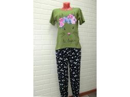 Домашний костюм футболка +брюки Кролик