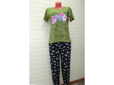 Домашний костюм футболка +брюки Кролик