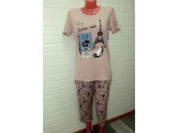 Домашний костюм футболка + бриджи Париж