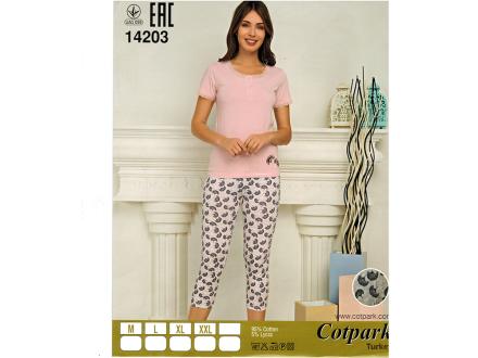 Домашний костюм футболка+бриджи 14203